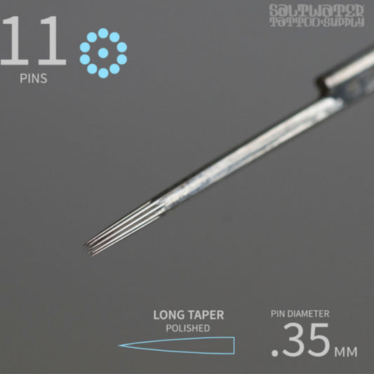 Saltwater 11 bugpin round shader bar needle