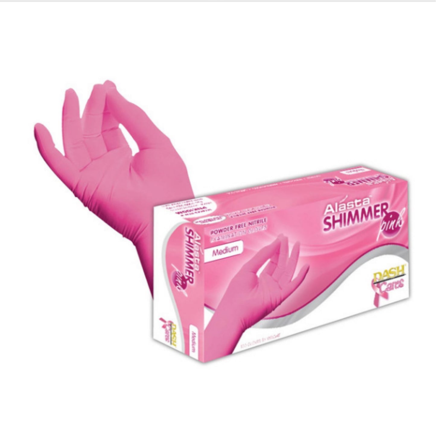 Pink Nitrile Gloves