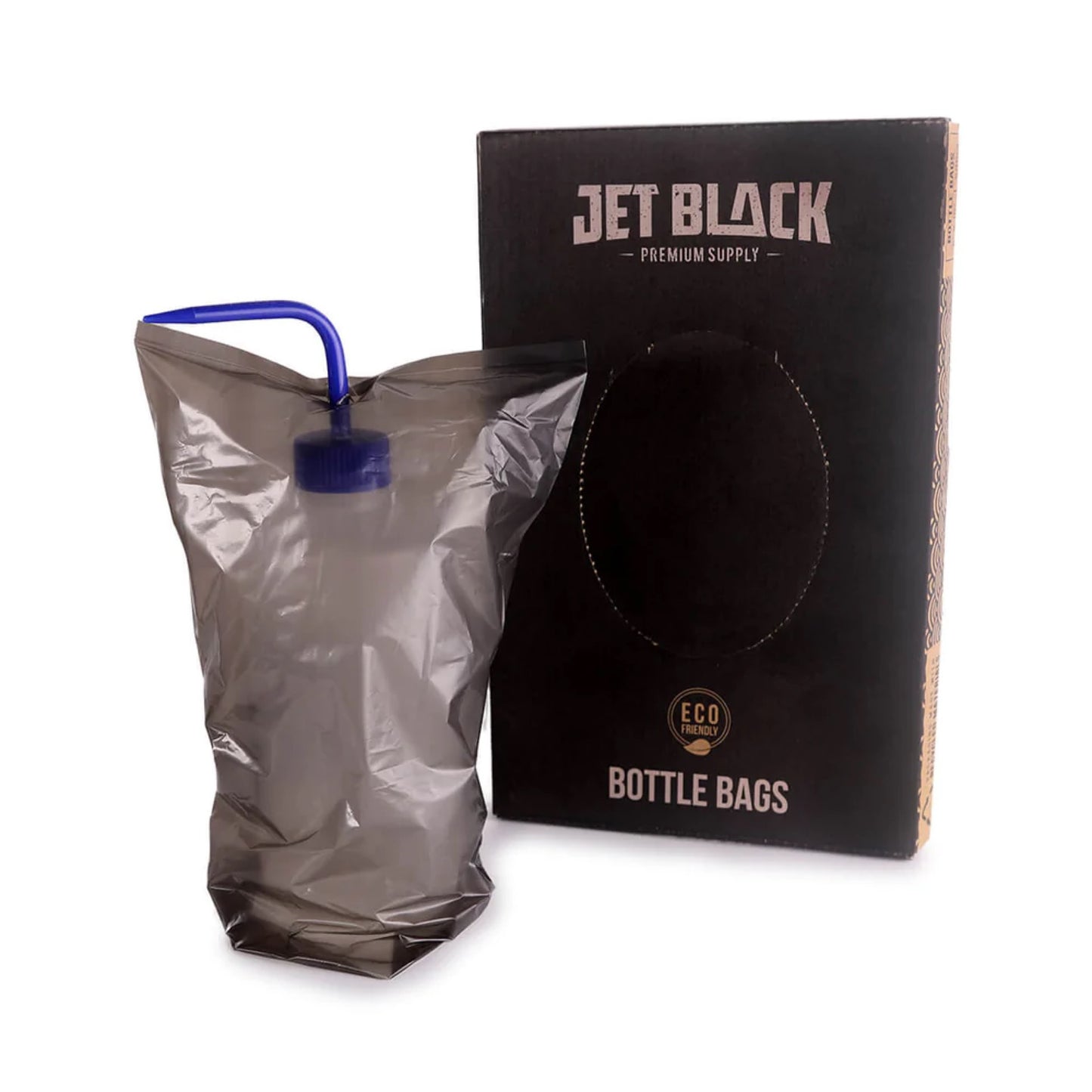 Jet Black Bottle Bags