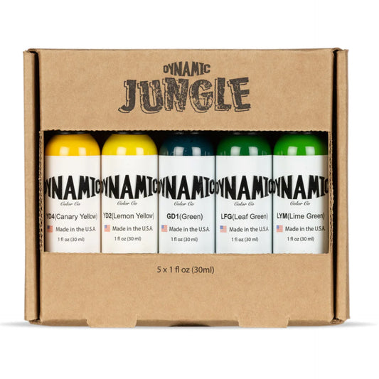 Dynamic Tattoo Ink Jungle 1oz Color Set